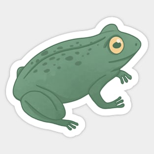 Frog Friends Teal Sticker